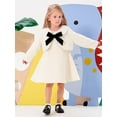 thumbnail image 3 of famuka Little Girl Tweed Suit Kids 2PCS Sleeveless Dress + Coat Winter Party Dress Outfit, 3 of 10