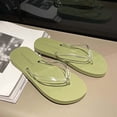 thumbnail image 4 of DIVVce Clear Strap Flip Flops For Women Open Toe Slip On Comfort Casual Summer Footwear, 4 of 8