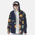 thumbnail image 3 of Picia Space Women's Men's UPF 50+ Sun Protection Hoodie Shirt Long Sleeve SPF Fishing Outdoor UV Hiking Lightweight Shirts-Medium, 3 of 9