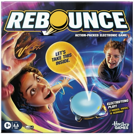 Rebounce Indoor and Outdoor Electronic Action Game for Kids and Adults, Family Games, Holiday Gifts for Kids, 8 and Up