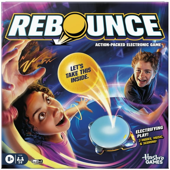 Rebounce Indoor and Outdoor Electronic Action Game for Kids and Adults, Family Games, Holiday Gifts for Kids, 8 and Up