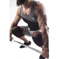 thumbnail image 5 of Rodilleras de 7 mm (1 par) - Rodilleras de alto rendimiento para levantamiento de pesas, cross training y powerlifting - Las mejores rodilleras y correas de compresión - Para hombres y mujeres (Negro/, 5 of 5
