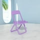 thumbnail image 3 of Lindo mini soporte para teléfono con forma de silla, decorativo, multiángulo, para escritorio Púrpura, 3 of 8