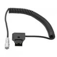 thumbnail image 2 of Cergrey D-Tap To 4K Spring Power Cord For Blackmagic Pocket Cinema Camera 4K / Gold Mount V Mount B,D-Tap Power Cord,Camera Power Cord, 2 of 8