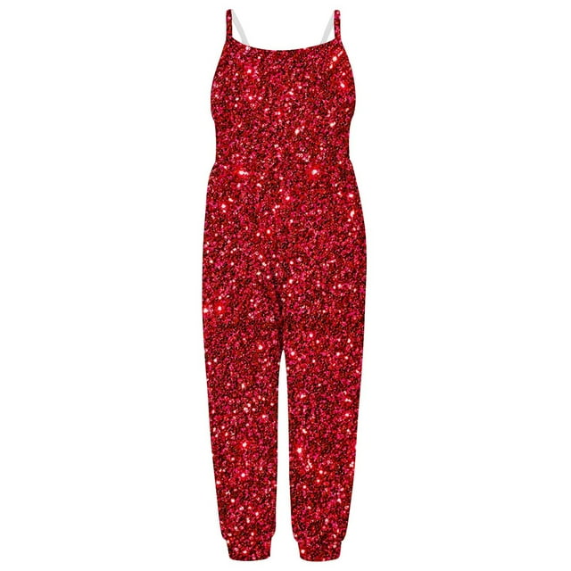 Plebaso Combinaison à Bretelles pour Bébé Filles Dégradé de Couleurs Pantalons Vêtements d'Été pour Bébé