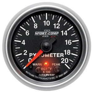 Auto Meter Produits 3647 Jauge Pyromètre Sport-Comp (R) II