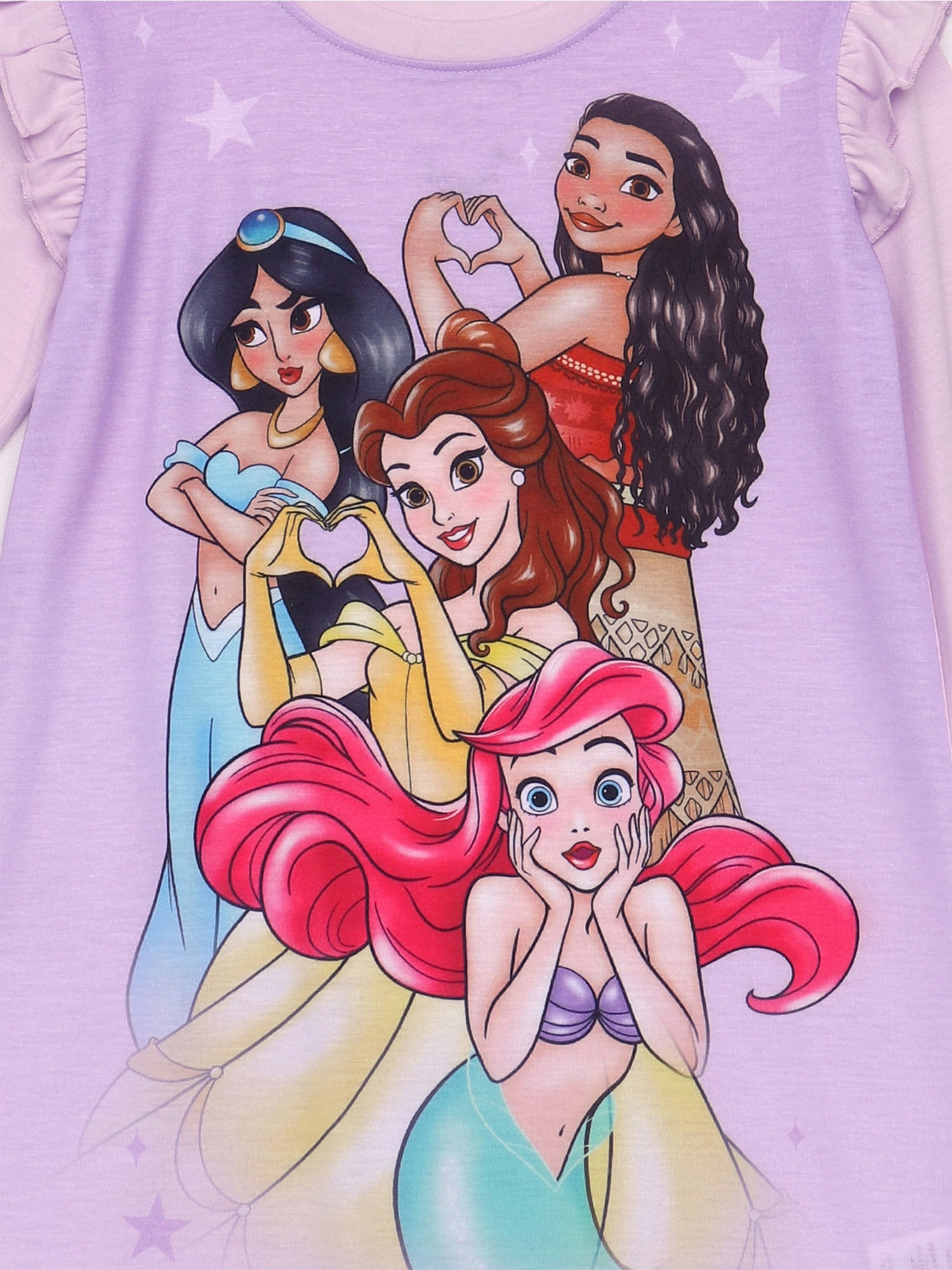 Disney Princess Girls Long Sleeve Nightgown, Sizes 4-12