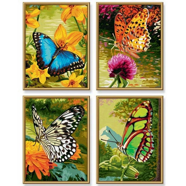 Schipper Butterflies PaintbyNumber Kit