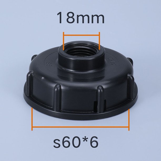 Thread Adapter Lid 1 Inch Ibc Container Cap 1/2 3/4 Female Thread Adapter Lid S60X6 Water ...