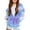 Blue, variant on SGFCWSX Girls Oversized Hoodies Kids Zip Up Sweatshirts Fashion Print Sweatshirt Jacket Orange Size 10 Years