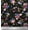 Black, variant on Soimoi Black Cotton Duck Fabric Stripe,Cyclamen & Rose Floral Print Fabric by the Yard 42 Inch Wide