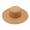 PY7575 Camel, variant on Wide Brim Flat Top Felt Hat, Solid Color Vintage Wool Fedora Sun Hat for Women Party Daily Outfit-PY7575 Camel