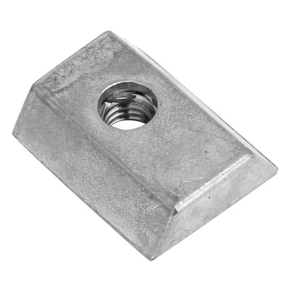 Single Slot Nut Zinc Alloy Metal Single Slot Nut Single Tab Weld Nut For Fixing Lathe Parts Accessories Furniture