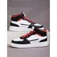 thumbnail image 4 of Plus Size Men's Colorblock Casual Sneakers, Lace Up Soft Sole Flat Comfortable Skate Shoes For Men, Lightweight High-Top Daily Shoes, 4 of 4