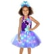 thumbnail image 4 of Vestido de gasa de sirena con falda ligera y estrellas de mar, vestido infantil, vestido de princesa, 4 of 6