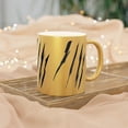 thumbnail image 4 of Effete Feline Claw Marks Scratch Metallic Mug (Gold/Silver), 4 of 5