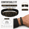 thumbnail image 3 of Vietnam Veteran Honor Bracelet, 1955-1975 Commemorative Braided Wristband, All Gave Some Some Gave All Metal Cuff Bangle, Black Woven Commemorative Military Bracelet Gift for Veterans, 3 of 5