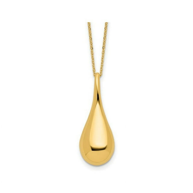 Pendentif en Or Jaune 14K avec Chaîne
