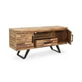 thumbnail image 6 of Noble House Desta Handcrafted Boho Reclaimed Wood TV Stand, Natural and Black, 6 of 9