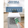 thumbnail image 3 of Garvee 10000 BTU Portable Air Conditioner with Remote, Indoor AC Unit for Bedroom 200 Sq.ft, White, 3 of 9