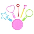 thumbnail image 4 of 6pcs Colorful Bubble Wand Set Outside Blowing Bubble Maker for Kids Toddlers, 4 of 7