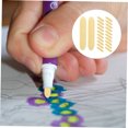 thumbnail image 4 of Minkissy 25pcs Art Projects Small Round Tip Marker Stylus Tip Replacement Yellow Polyester Daily Use, 4 of 6