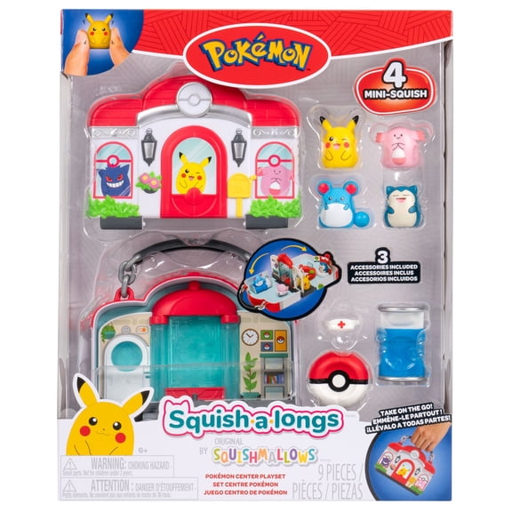 Squish-a-longs Pokémon Center Playset