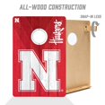 thumbnail image 4 of YouTheFan NCAA Nebraska Cornhuskers 2' x 3' Cornhole Game No Bags, 4 of 5