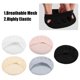 thumbnail image 3 of 30 pares de almohadillas para el antepié de cinco dedos transpirables de tela suave, 5 colores, negro, blanco, rosa, gris, Beige para mujeres, 3 of 7