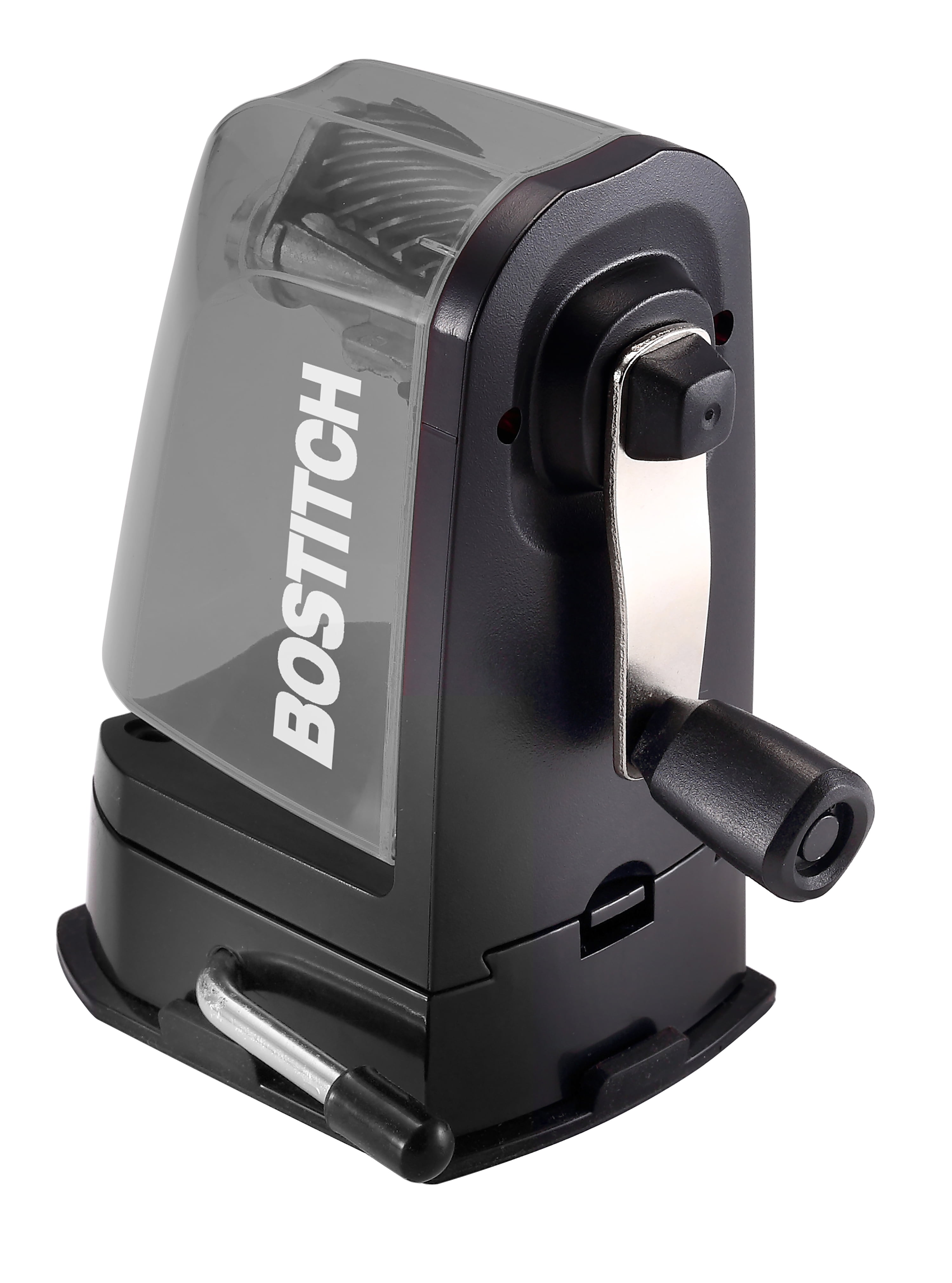 Bostitch Multi Mount Manual Kids Pencil Sharpener, Black