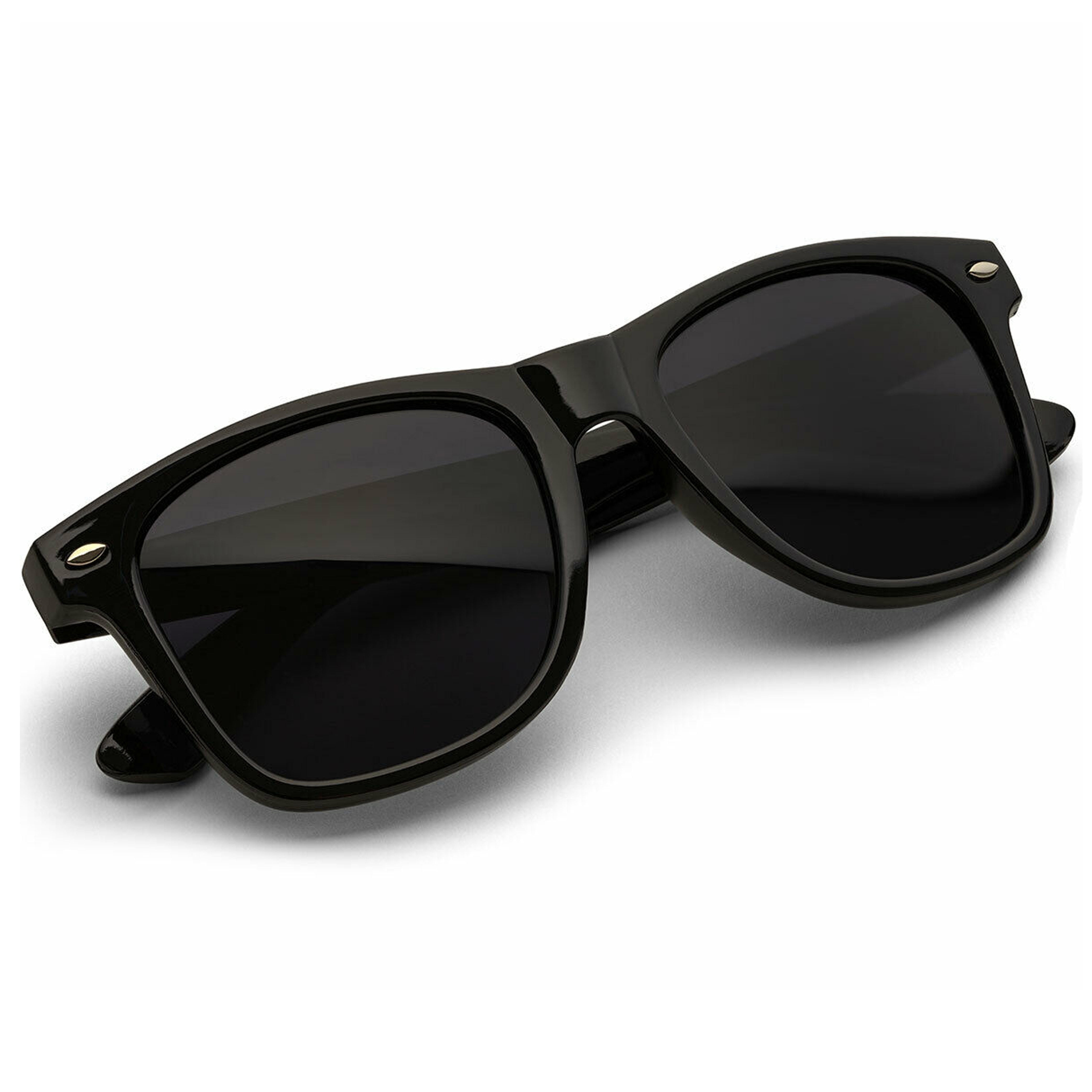 Black Classic Polarized Sunglasses for Women Men Trendy Square Frame Classic Square Polarized Sunglasses Men Women Retro Black  main image 2