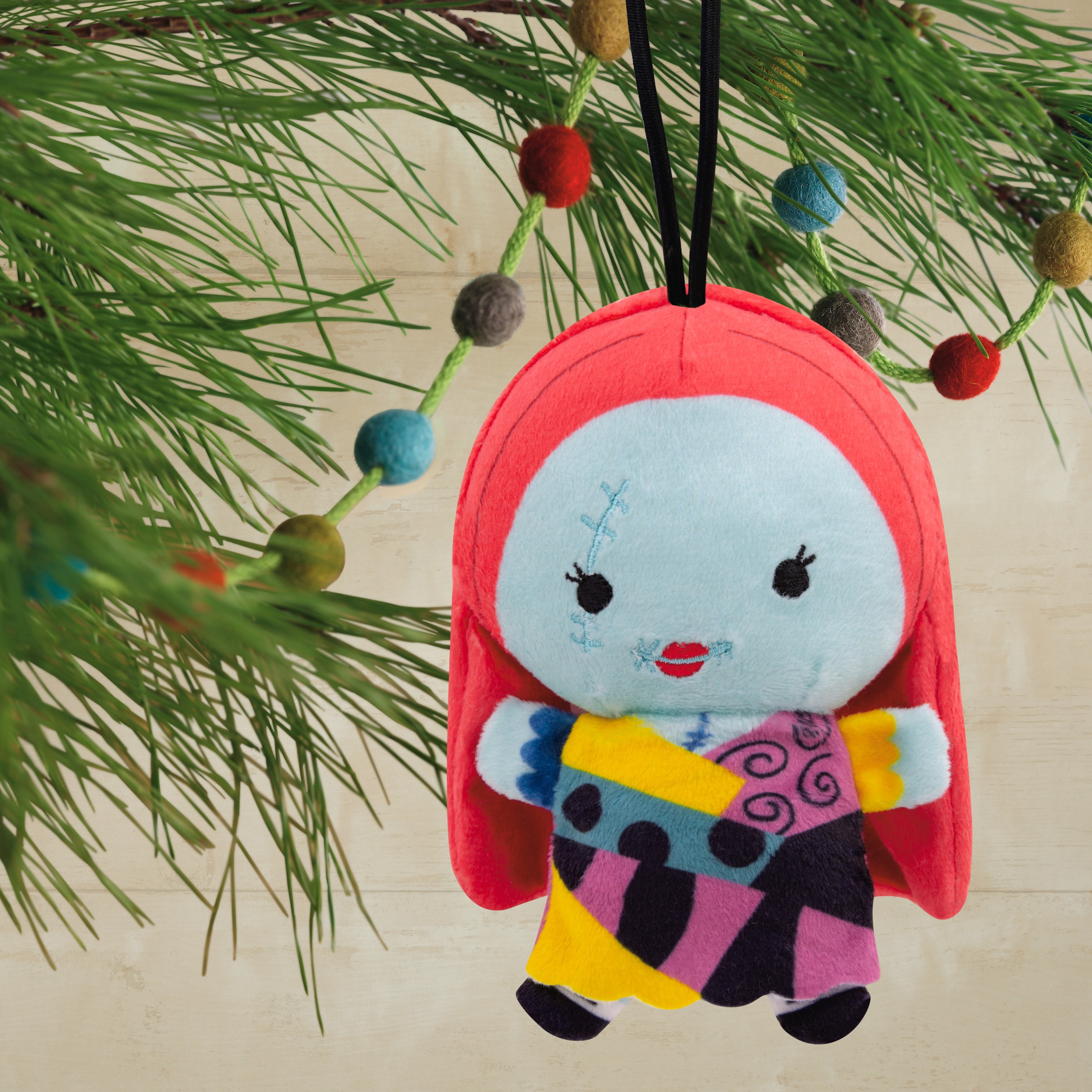 Hallmark Ornament (Nightmare Before Christmas Sally, Plush Fabric), 1 Count