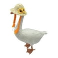 thumbnail image 4 of Graduation Goose Decorations,Graduation Porch Goose Outfit with Graduation Cap and Gown,Big Decoration 23 Inch Porch Hat Sunflower Braid Summer Small Round Hat Long Braid Style, 4 of 8