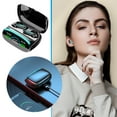 Bluetooth 5.3 Headphones Dual Microphone Wireless Earbuds Long Battery