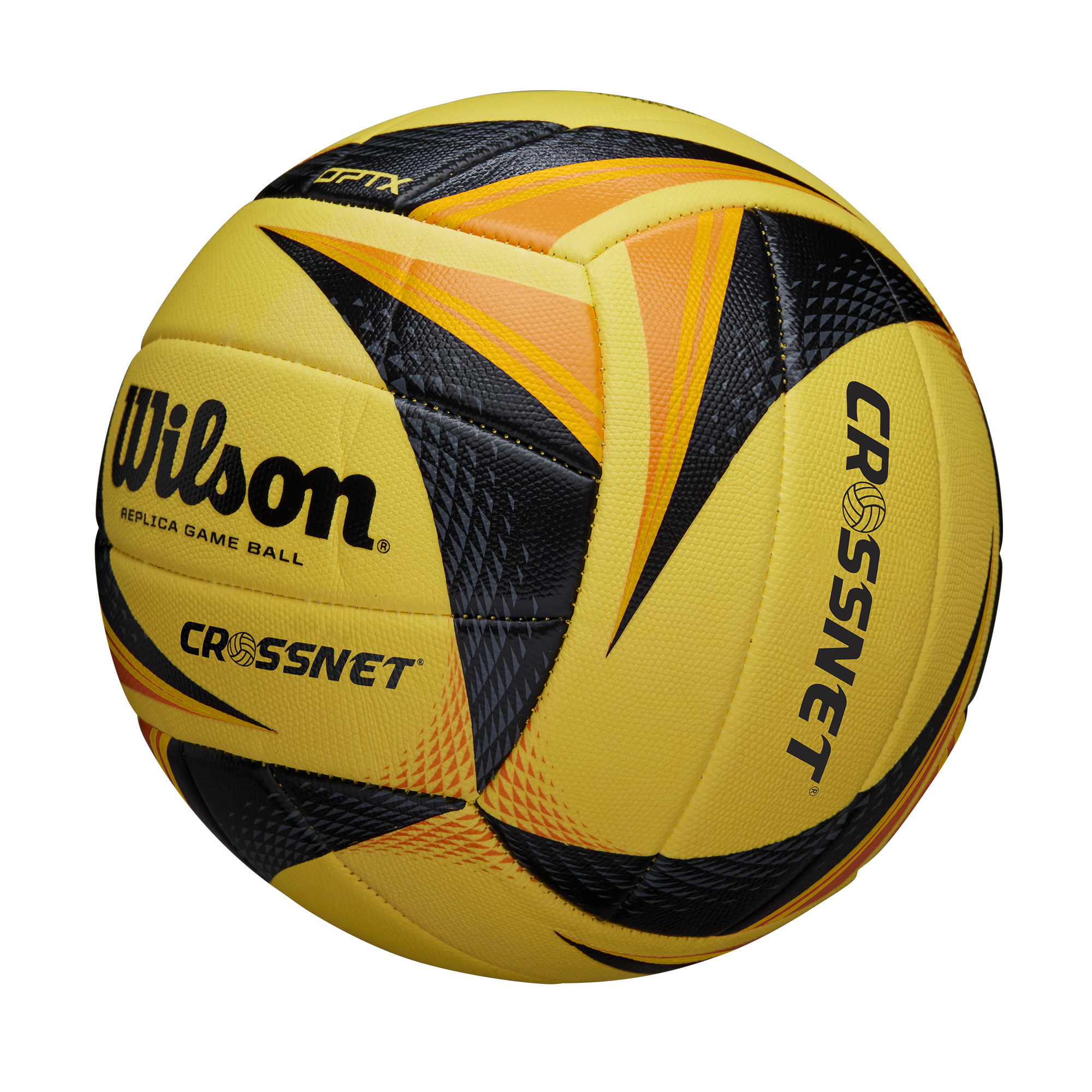 Wilson AVP OPTX Replica Volleyball, Yellow/Black photo 3
