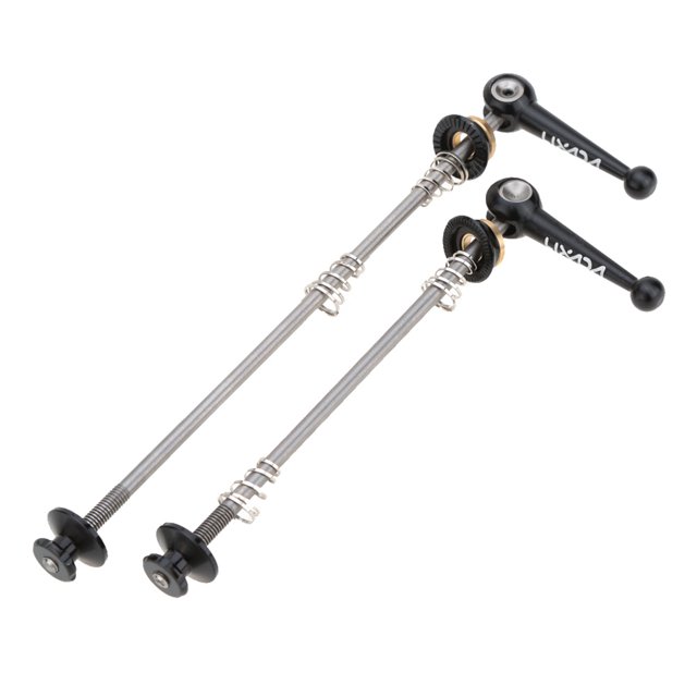 Brochetas Lixada 2pcs Lixada pinchos de titanio ultraligero Quick Release para bici MTB Lixada Brochetas