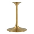 thumbnail image 3 of Hawthorne Collections 24"" Square Pedestal Bistro Table in Gold and White, 3 of 7