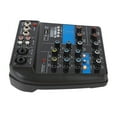 thumbnail image 1 of Mezclador de audio, Mezclador de Línea Estéreo de Bajo Ruido USB de 4 Canales Equipeo de Escenario Profesional Con Indicador, 1 of 7