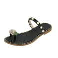 thumbnail image 2 of Sandalias de verano para mujer, sandalias de piña para mujer, chanclas con punta de Clip, zapatillas informales bohemias, zapatos de playa Wmkox8yii  ytu4971, 2 of 3