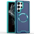 thumbnail image 3 of for Samsung Galaxy S23 Ultra Case Compatible with MagSafe, Dual Layer Protection Rubber Cover Phone Case with Wireless Charging for Samsung Galaxy S23 Ultra YJ Blue, 3 of 10