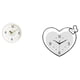 thumbnail image 1 of Reloj De Pared Moderno Con Forma De Corazón, Acrílico, Decorativo, Diseño Creativo, Movimiento Silencioso, Números Grandes, Arte De Pared Para Decoración Del Hogar, Oficina, Estudio O Sala, 1 of 8
