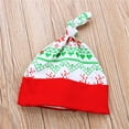 thumbnail image 4 of Infant Baby Boys Christmas Girls Pj'S Pajamas Letter Romper Deer Pants Hat Outfits Clothes Set 3-6 Months, 4 of 8