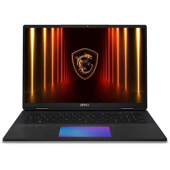 MSI Titan 18 HX AI A2XWIG-632US 18" Gaming Notebook - Intel Core Ultra 9 285HX (2.10 GHz) - 64 GB - 2 TB SSD - Windows 11 Pro - NVIDIA GeForce RTX 5080 16 GB - Webcam - Wi-Fi 7 TITAN18HXA2632