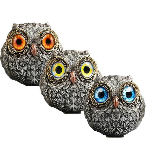 Lucky Owl Guardian Owl Statue, Mini Owl Statue Bird Ornament Home Decor, Gift for Owl Lovers