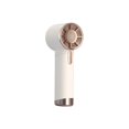 thumbnail image 2 of Portable High-Speed Handheld Mini Fan with Digital Display, Beige, 2 of 9