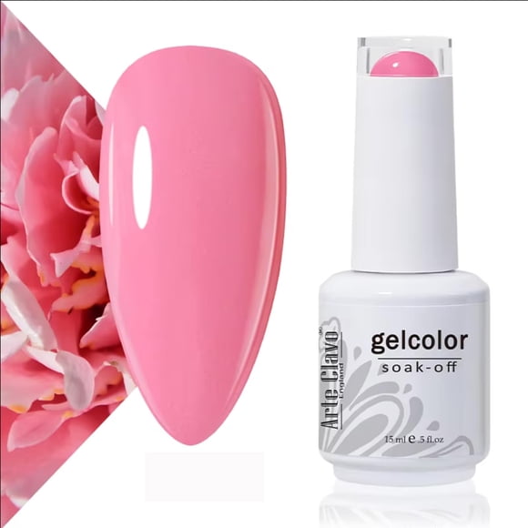 Esmalte de uñas en gel Arte Clavo Pink Carnation Dusty Mauve, 15 ml