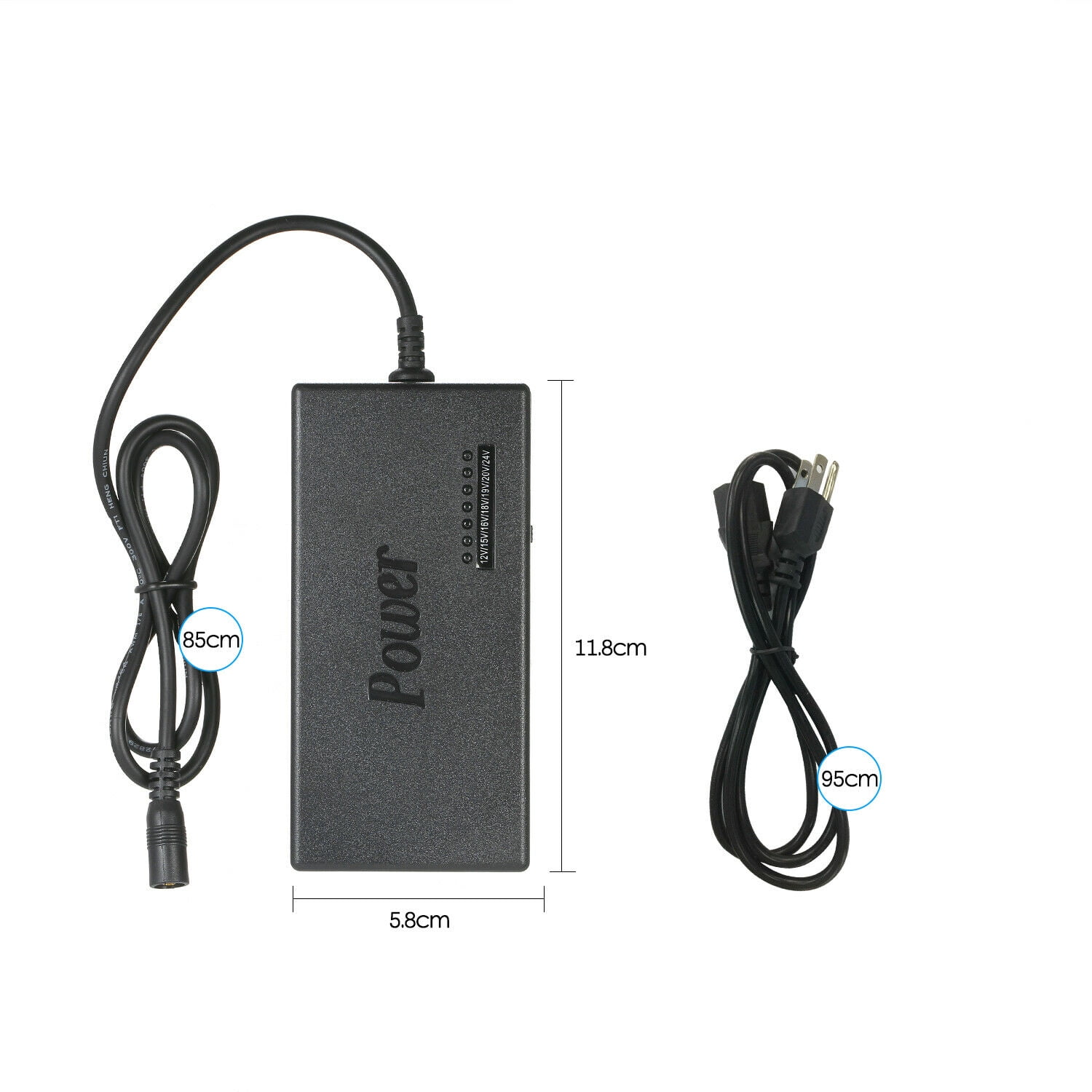 Universele voeding 3 V - 12 V, max. 7,2 W, A - Kabellengte: 1.8 m, Ingang, spanningsbereik: 100 - 240 (AC) V, Uitgang, max. stroomsterkte: 0.6 A, Uitgang, max. stroomsterkte: 0.6 A