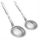 thumbnail image 1 of Cuchara para Espumadera, Cucharas Coladoras de Acero Inoxidable 304, Cuchara para Freidora con Espumadera para Cocinar de Metal, Diámetro de 4,3 y 5,9 Pulgadas, 1 of 5