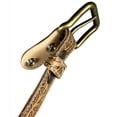 thumbnail image 3 of Embossed Full Grain Leather Belt - Gnarley Tree (42 for 40" Waist), 3 of 6