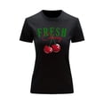 thumbnail image 1 of Playera Blusa De Cerezas Fresh Cherry Ropa Para Mujer Ropa Para Dama Color Negro Talla Chica Marca Emil SaEs, 1 of 4